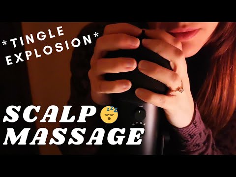 ASMR - SCALP MASSAGE SUPER INTENSE FOR A TINGLE EXPLOSION