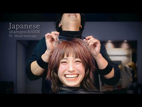 ASMR 頭・首の1時間マッサージで癒します。/good sleep asmr massage