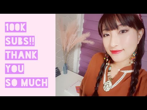 ASMR. 100k Subs Celebration 💓