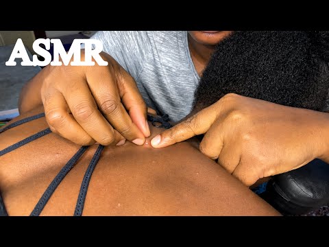 ASMR ✨Back Scratching, Tiny Pimple Pop & Deep Ear Cleaning