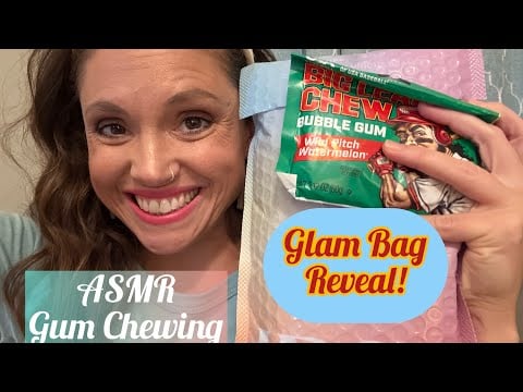 ASMR IPSY Glam Bag Reveal! Soft Spoken Gum Chewing!