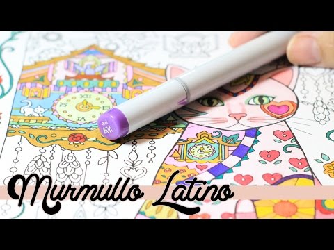 ASMR Español Coloreando Mandalas #3 | Susurros y Sonidos de Marcadores