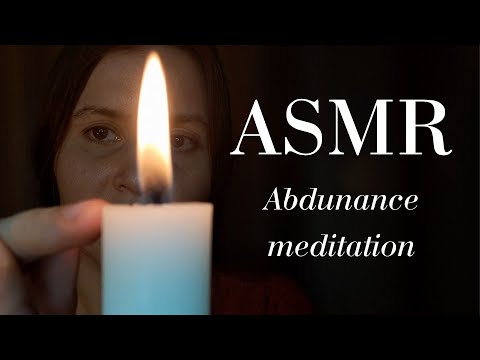 ASMR Wealth meditation with a candle (silent voice, Russian accent)