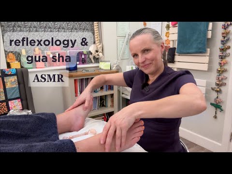 Gorgeous Swiss Reflex Treatment + Rose Quartz Roller + Brazilian Toe Technique | Unintentional ASMR