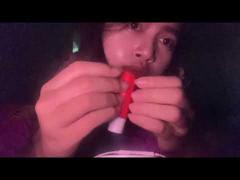 ASMR tapping on random items| low camera✨🌚