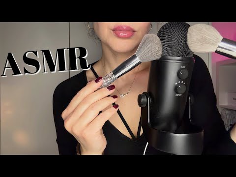 ASMR| MiC BRUSHING with/without COVER ✨ (deutsch/german)