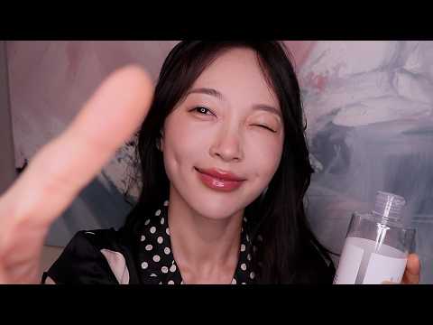 ASMR Spit Skincare to Wash Away Your Relationship Stress💧인간관계 스트레스를 촉촉하게 씻어내주는 스핏 스킨 케어 | 스핏페인팅