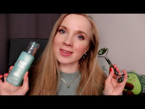 ASMR SUOMI Kasvohoito Vihreillä Tuotteilla 💚ASMR Face Treatment PERSONAL ATTENTION