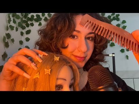 ASMR BFF Plucks Butterflies🦋 Out Of Your Hair & Scalp Massage (Very Tingly)