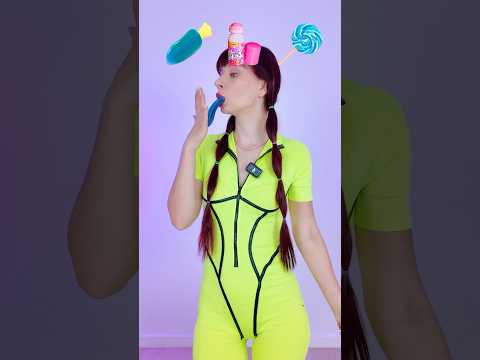 ASMR Emoji Lollipop, Roller Candy, Honey Tongue #asmr #mukbang