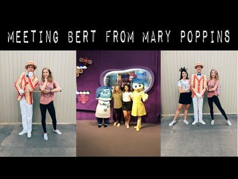 we met bert from mary poppins!!!!! // dcp spring 2019