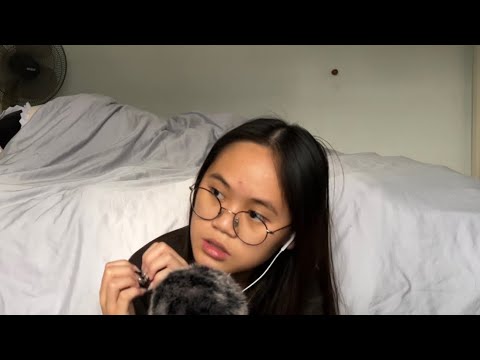 ASMR with no plan ( nail rubbing, rain, teeth tapping, etc )