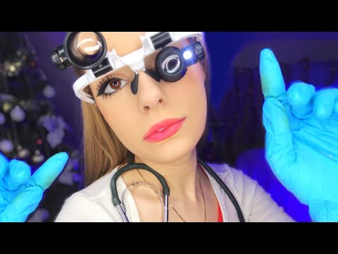 ASMR Cranial Nerve Exam Detailed | Orbital Eye Exam, Ear Exam, Light Exam, Neurologic Roleplay