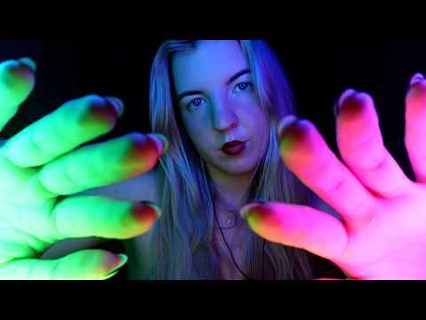 ASMR | Camera Tapping *long nails* (color changing lighting)