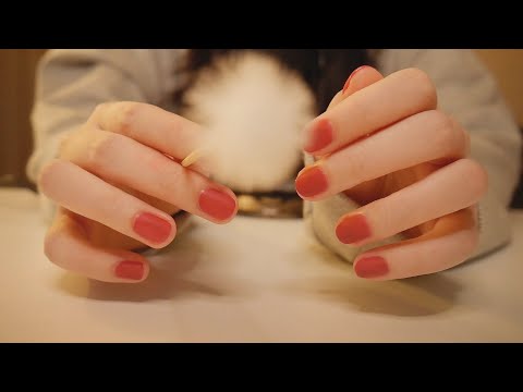 ASMR 포근한 소리와 손짓으로 재워드릴게요 (후시녹음) 😴💤 단어반복, 핸드무브먼트, 솜털귀이개 Hand movements, brushing