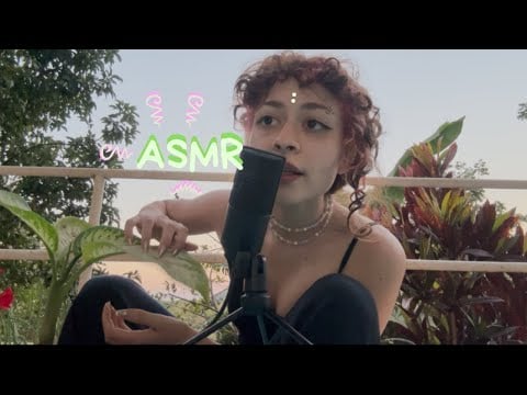 asmr com plantas