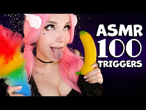 ASMR 100 TRIGGERS in 8 minutes on Tascam 🤪✨АСМР 100 ТРИГГЕРОВ за 8 МИНУТ