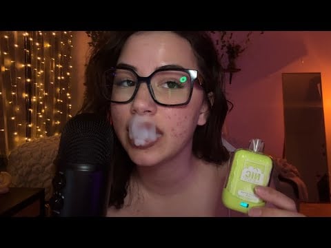 ASMR Mouth Sounds With Vape Sounds 🫧