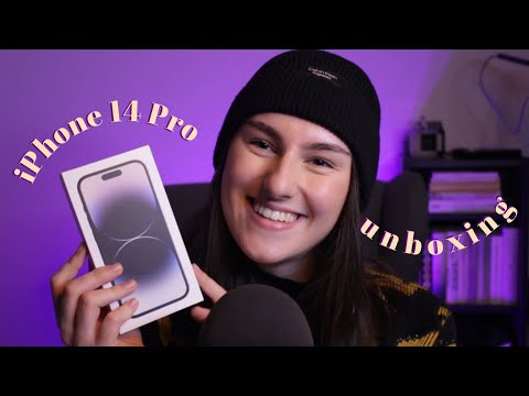 [ASMR] iPhone 14 Pro unboxing with me 🤍📱(German/deutsch)