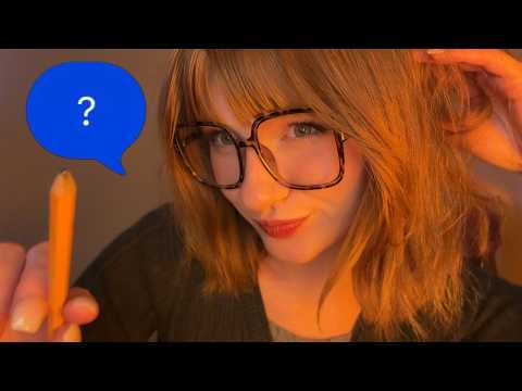 asmr asking you personal questions (specific and unusual)