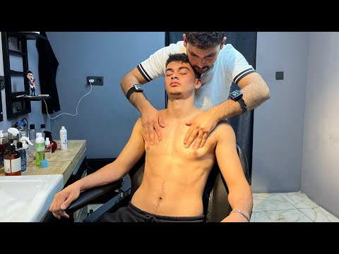 Perfect Luxury ASMR Body Massage at the Barbershop