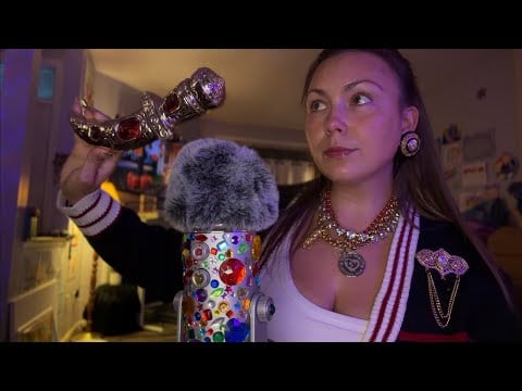 asmr with valuable items🍓🗡️✨