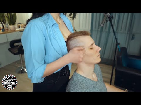 Clouds of Calm ASMR Massage by Barber Lady Helen for Men