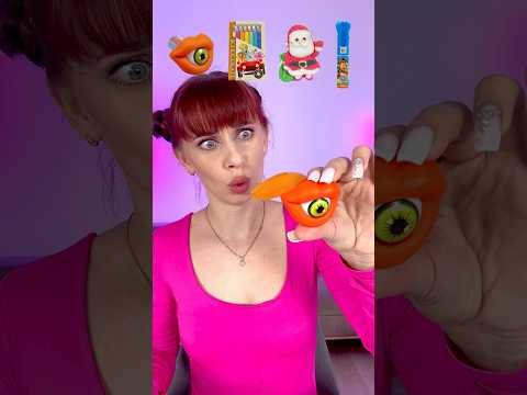ASMR Jelly Banana Lollipop, Chocolate Pencils #mukbang #funny