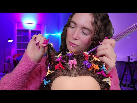 ASMR - The MOST Relaxing Scalp Scratch 🦋 (Brushing, Massage, Plucking)