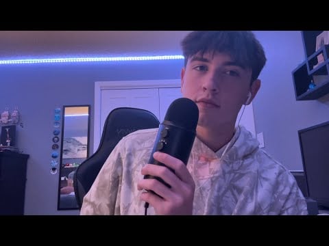 ASMR whispering rambling on and on | close up breathy whispers 🌬️