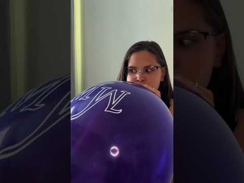 Clear Purple Balloon #asmr #balloon #poppballons #blowing