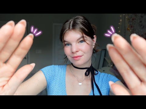 ASMR your face is plastic?! (face tapping with layered sounds)