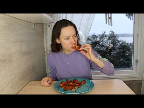 ASMR Eating Sounds Chicken Wings | Mukbang 먹방