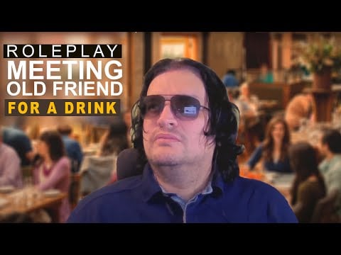 Meeting an old friend in a bar for a drink | soft spoken ROLEPLAY ASMR