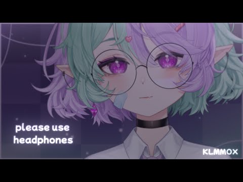 [ASMR] Elf girl gives you an ear massage | Hand, Fluffy, Tapping, Fabric ~
