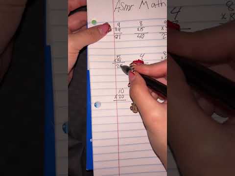 ASMR math quiz #asmr #tingles #mouthwhisper #asmrvideos #relax #visualtingle