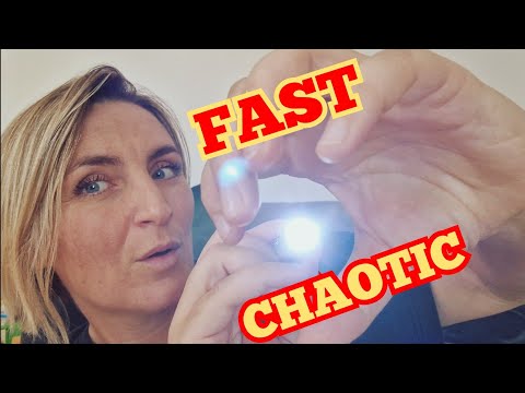 Fast Aggressive Chaotic ASMR | Visuals, Mouth Sounds & Hand Sounds #asmr #relax #lofi #fast