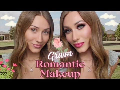 ASMR🌹Romantic Girlie Makeup GRWM & Whispered Storytime (How I Almost Got Scammed! 🥴)