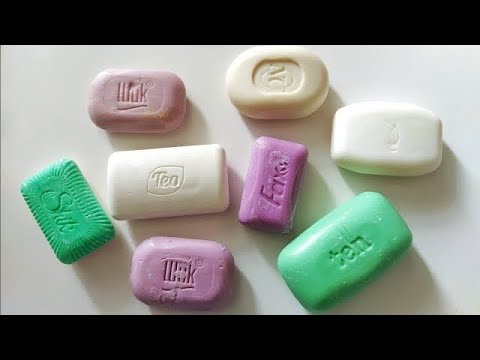 Dry Soap carving ASMR\ relaxing sounds\ No talking. Satisfying ASMR video\ Cutting soap