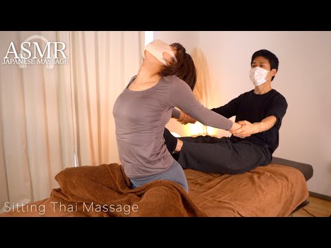 Sitting Thai massage to Noa that makes you sleepy?｜Noaへの座位タイマッサージ音で眠くなる動画｜#NoaMassage