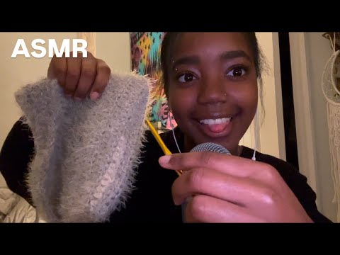 ASMR teaching you how to crochet