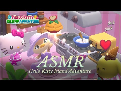 ASMR ✧ ¡Mi primer día en la isla de Sanrio! 🍓🏝️| Hello Kitty Island Adventure #1 [binaural]