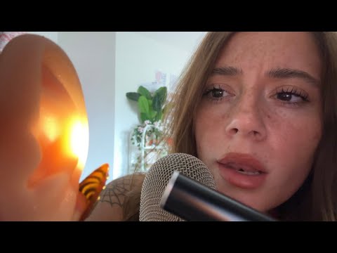 ASMR ear exam hearing tests and ear clean 
