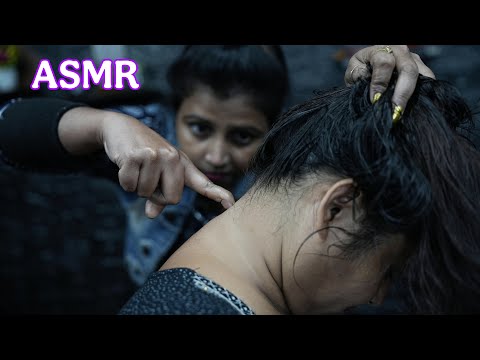 ASMR Head Massage for Stress Relief:  Chaitali Barber's Expert Technique | ASMR Head & Neck Massage