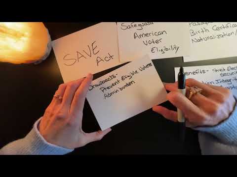SAVE Act ~ Politics ASMR
