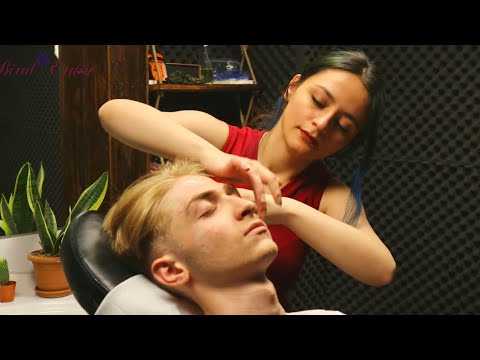 Asmr Massage | Chair Massage #shorts #shortvideo #sleep