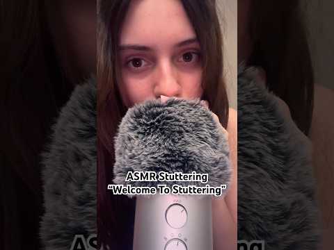 ASMR Stuttering, my short attempt at stuttering — longer video coming tonight! #asmr #stuttering