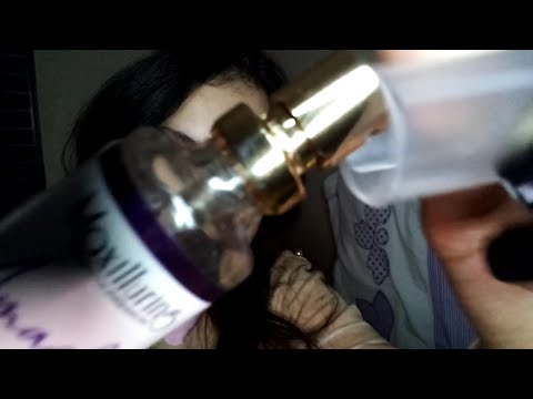 ASMR caseiro: Mãe arrumando você para dormir só com produtinhos cheirosos 🧴☔