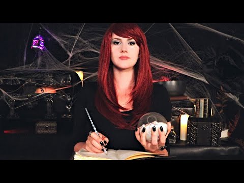 Enchantress ASMR / Inaudible Whispers / Page Flipping / Writing / Crystals / Listen While Study