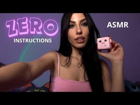 ASMR senza ISTRUZIONI - Sai cosa fare?